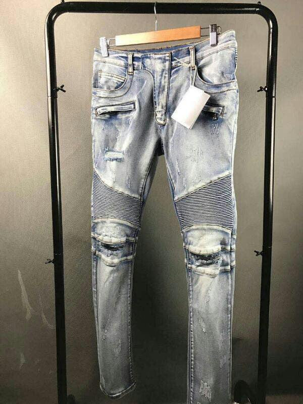 Balmain Biker Jeans 'Grey'